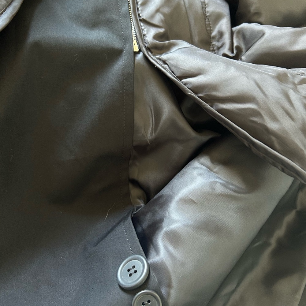 🔥🆕🔥 Anchor Uniform Black Double Breasted Trench Coat - 40R - Thinsulate Lining - Picture 7 of 11